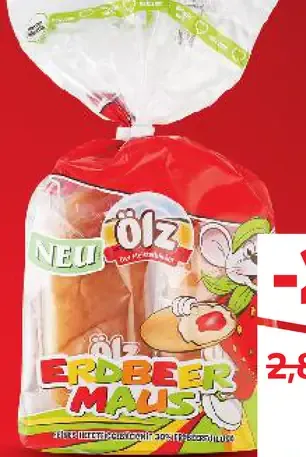 Ölz Buchty s jahodovou náplňou