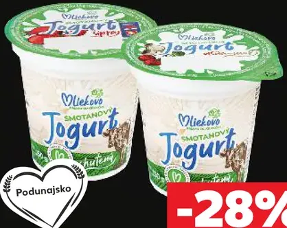 Smotanový jogurt biely