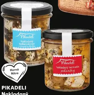 Pikadeli Nakladaný hermelín pikantný alebo Nakladaný balkánsky syr
