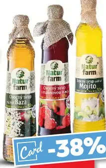 Terra Natura Syrup rôzne druhy