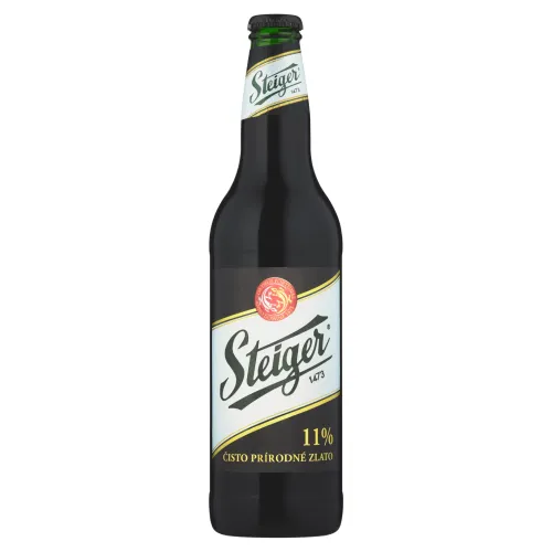 Steiger Pivo výčapný ležiak 11% tmavý
