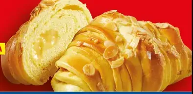 Brioškový croissant s krémovou náplňou