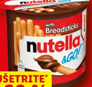 Nutella & Go! s tyčinkami