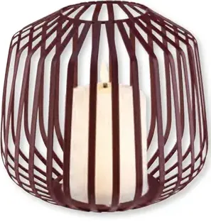 Livarno home LED sviečka v kovovom košíku