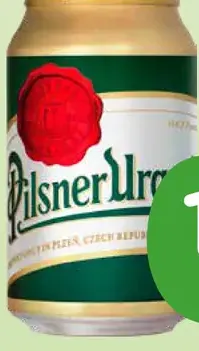 Pilsner Urquell pivo plechovka