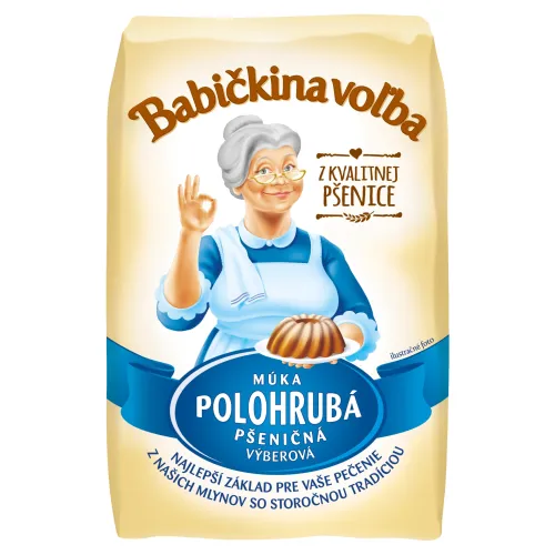 Babičkina Voľba Múka polohrubá pšeničná