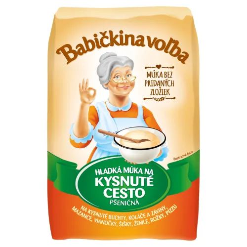 Babičkina Voľba Hladká múka na kysnuté cesto pšeničná