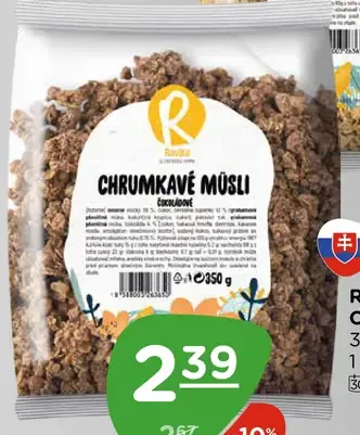 Ravita Chrumkavé müsli