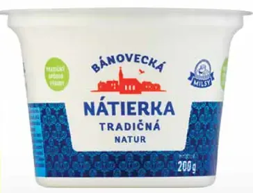 Milsy Bánovecká nátierka tradičná natur