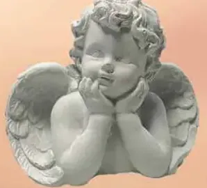 Anjel sadrový