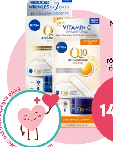Nivea Q10 denny a nočný krém