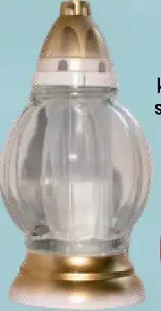Sklenený kahanec L-20 s náplňou