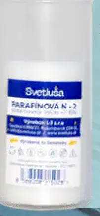 Svetluša náplň do kahanca parafínová