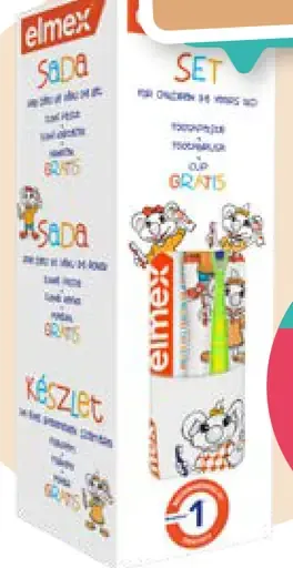 Elmex detská zubná kefka, detská zubná pasta
