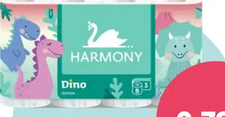 Harmony toaletný papier 8 ks 3-vrstvový