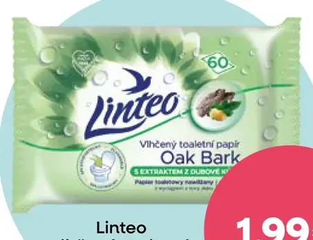 Linteo vlhčený toaletný papier s extraktom z dubovej kôry