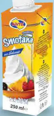 Smotana na šľahanie trvanlivá Tami