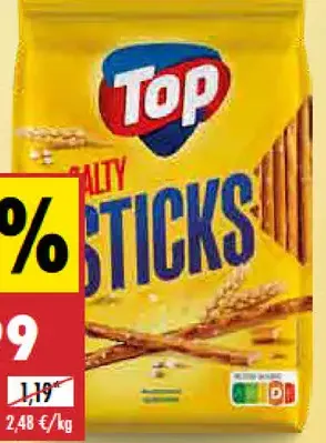 Tyčinky solené Top