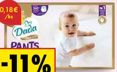 Dada Plienkové nohavičky veľkosť 4 Extra Care