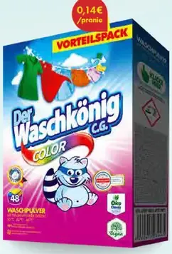 Der Waschkönig Prací prášok Color