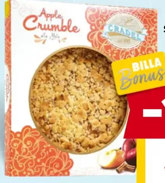Apple Crumble jablkový koláč s mrveničkou