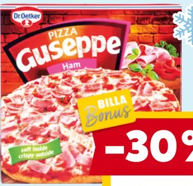 Giuseppe mrazená pizza