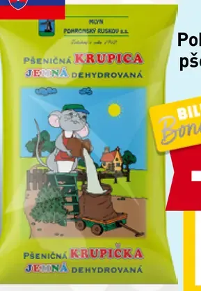 Mlyn Pohronský Ruskov Krupica pšeničná hrubá