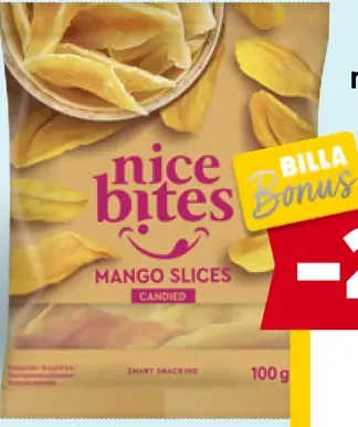 Nice bites mango plátky