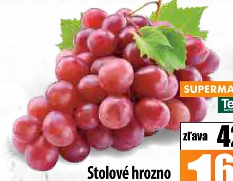 Stolové hrozno červené