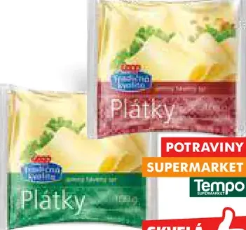 Plátky jemný tavený syr