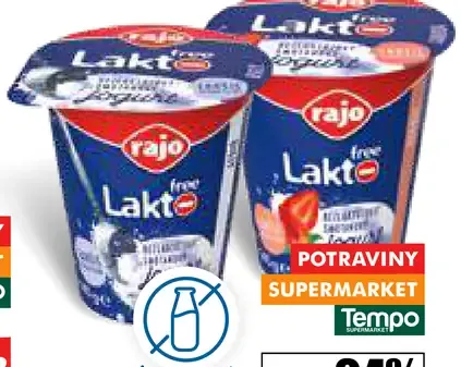 Lakte bezlaktózový smotanový jogurt 2 druhy