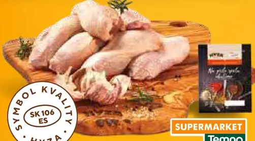 Hyza Kuracie stehná bez kosti s kožou chladené + grilovacia zmes zadarmo