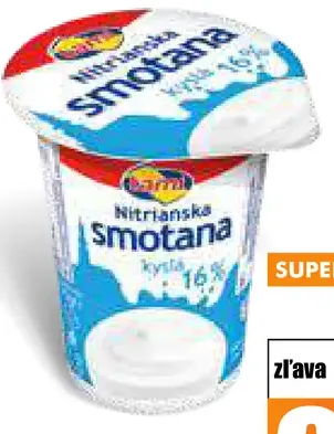 Nitrianska smotana kyslá 16%