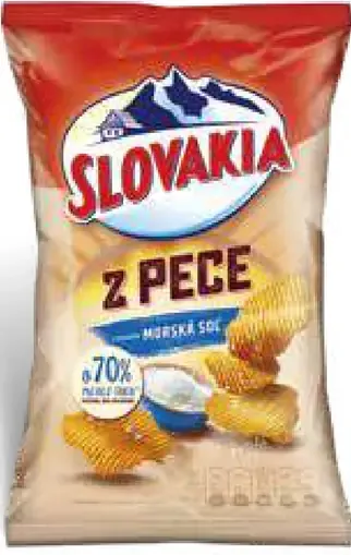 Slovakia Z Pece zemiakové lupienky solené