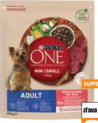 One mini dog adult hovädzie s ryžou granuly pre psy