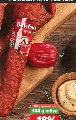 Bekescabajská sedliacka klobása