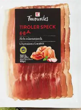 Favorites Tiroler Speck sušená údená šunka