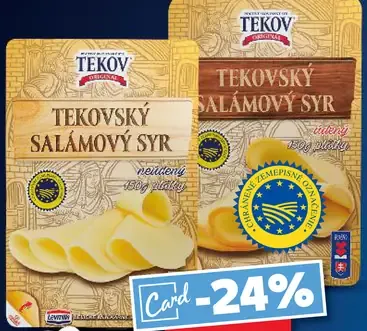 Tekov tekovský salámový syr