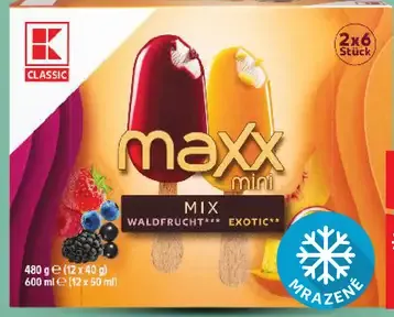 Mega Maxx mini mrazený krém Mix