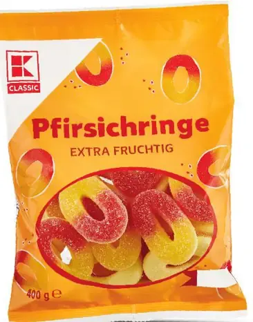 K-Classic Pfirsichringe Extra Fruchtig