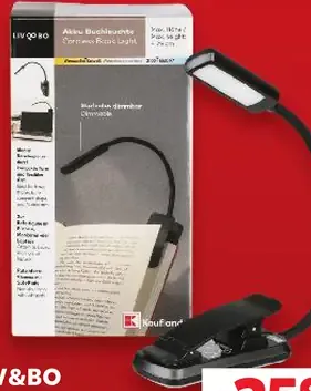 Liv&Bo Aku svietidlo na čítanie