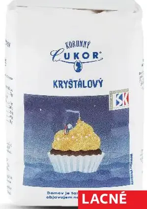 Korunný cukor Kryštálový cukor