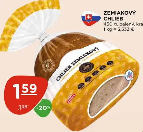 Chlieb zemiakový