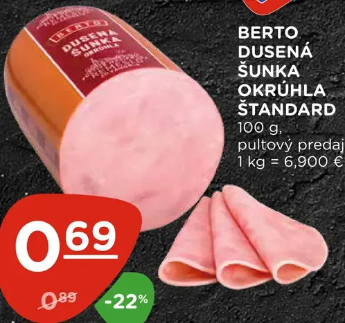 Berto dusená šunka štandard