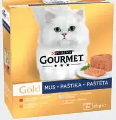 Purina Gourmet Gold paštéty pre mačky