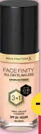 Max Factor Face Finity make-up