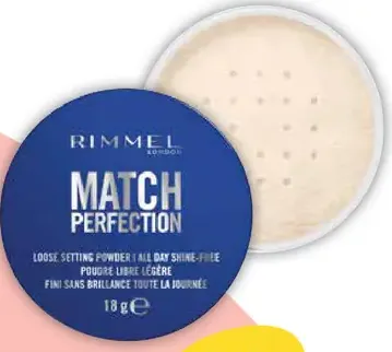 Rimmel Match Perfection transparentný práškový púder