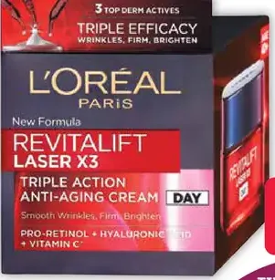 L'Oréal Paris Revitalift Laser X3 denný pleťový krém