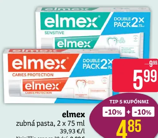 Elmex zubná pasta Sensitive