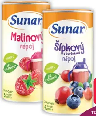 Sunar Rozpustný nápoj malinový